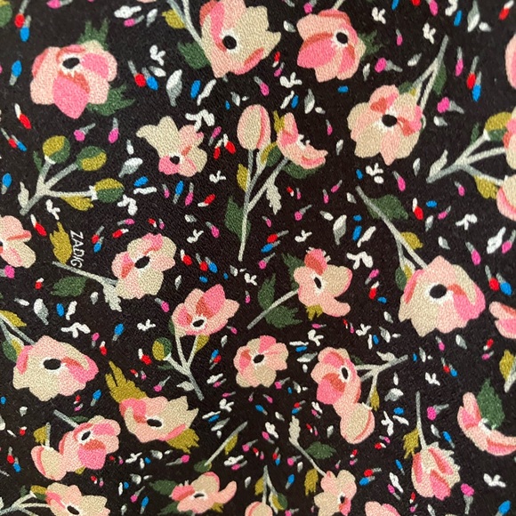 NWT! ZADIG & VOLTAIRE Tink Anemone Blouse Top XS - Picture 7 of 7